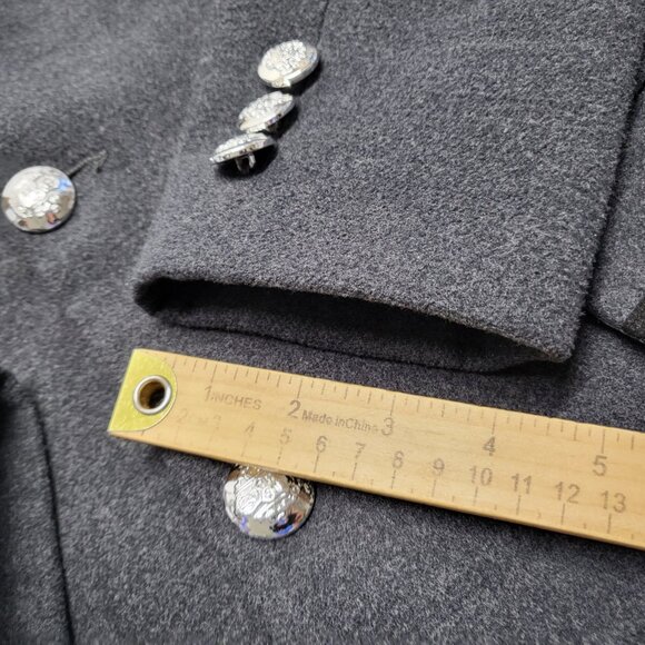 U2M2 Womens Fleece Blazer Jacket XXL Long Sleeve Lined Made in France - Picture 14 of 16